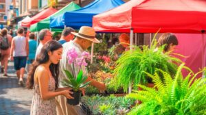 feira de plantas
