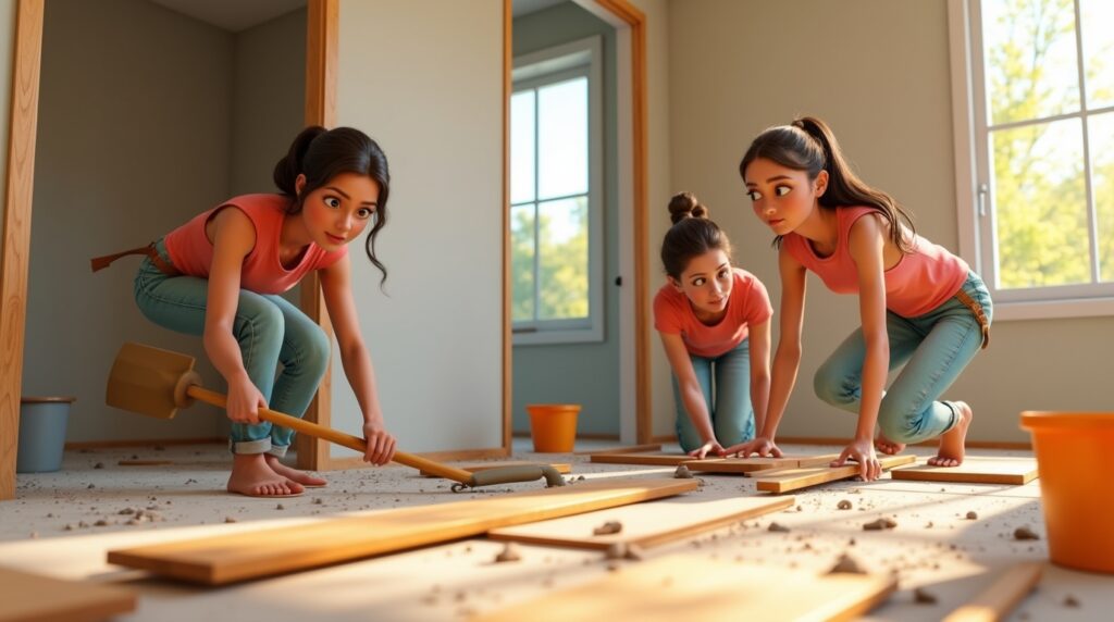 piso novo sem quebra quebra