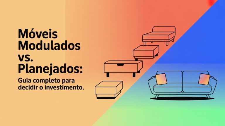 moveis modulados vs moveis planejados