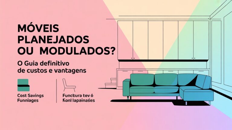 móveis planejados ou modulados