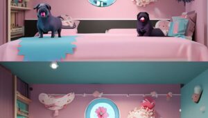 cama decorada para prts